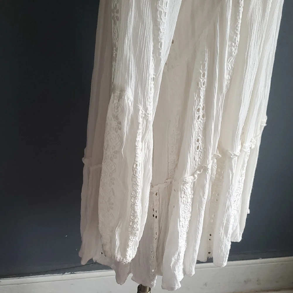 Free People Elegant White Lace Women's Top Size Xs - Picture 5 of 11